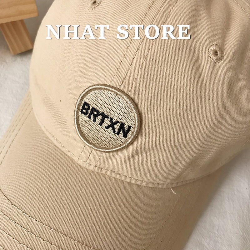 Mũ lưỡi trai thêu chữ BRXTN nhiều màu sắc phong cách Hàn Quốc (kèm ảnh thật) - Mũ MU05