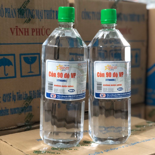 ALCOL (CỒN) Y TẾ CHAI 500ml và 1000ml