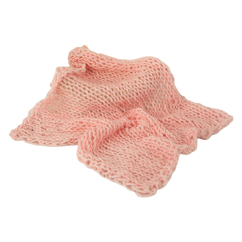 Chăn Đan Len Xinh Xắn Dùng Làm Phụ Kiện Chụp Ảnh Cho Bé Sơ Sinh