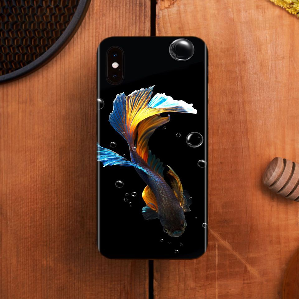 Miếng dán skin hình Cá chọi betta (Mã: bet004) cho iPhone ( có đủ mã máy )