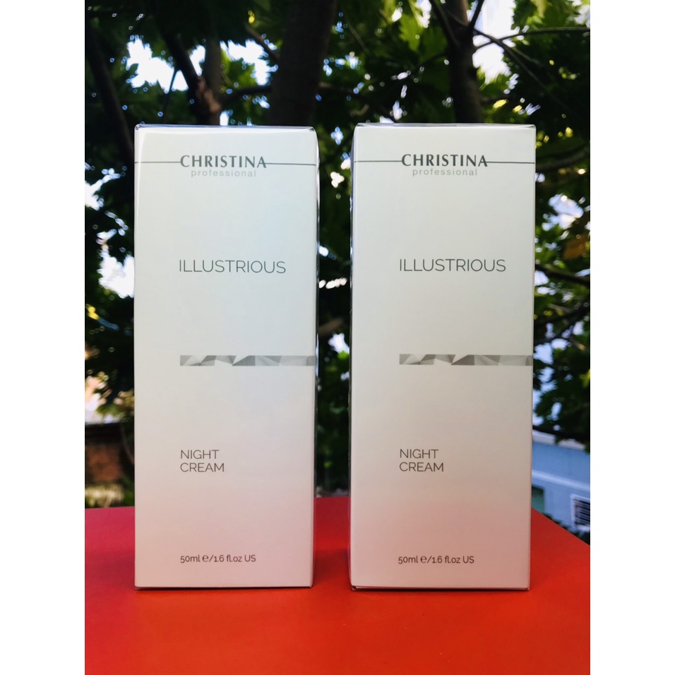 Kem dưỡng đêm Christina Illustrious Night Cream trẻ hoá, trắng sáng, mờ thâm nám- 20ml