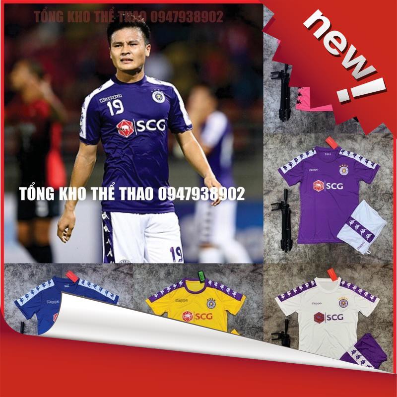 QUẦN ÁO BÓNG ĐÁ HÀ NỘI FC THUN THÁI ĐẸP