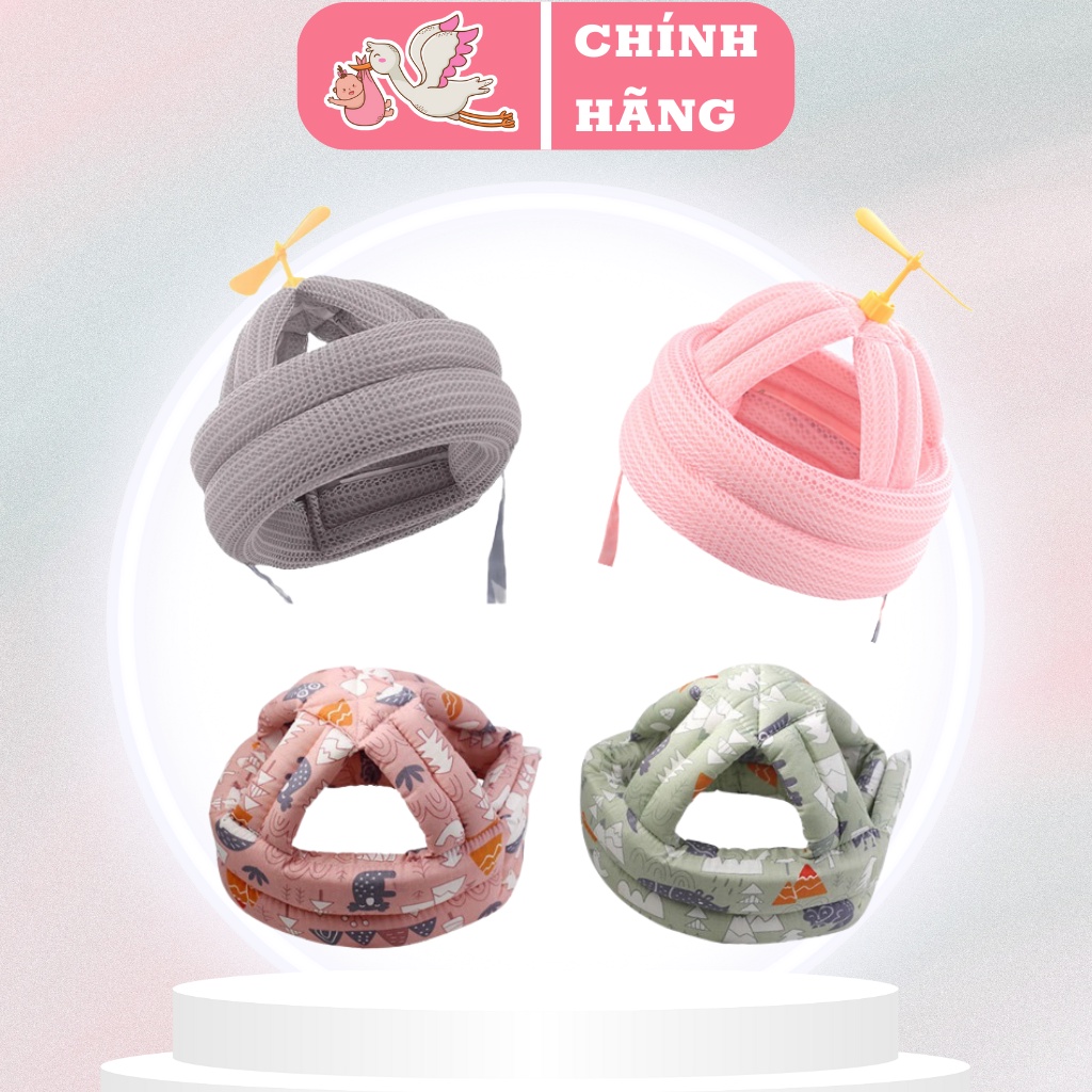 Mũ Bảo Vệ Đầu, Nón Bảo Vệ Đầu Cho Bé Tập Bò, Tập Đi Có Thể Điều Chỉnh Kích Cỡ