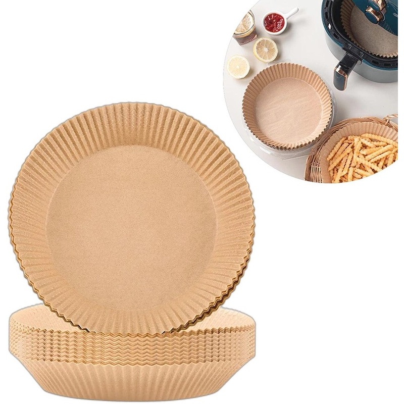 Set 100 Giấy Lót Không Dính Dùng Một Lần Cho Nồi Chiên Không Dầu Kích Thước 20cm