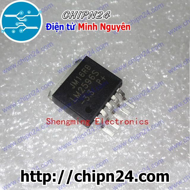 [2 CON] IC LM2596S-3V3 TO-263 (SMD Dán) (LM2596S-3.3 LM2596 3V3 3.3V 3A)