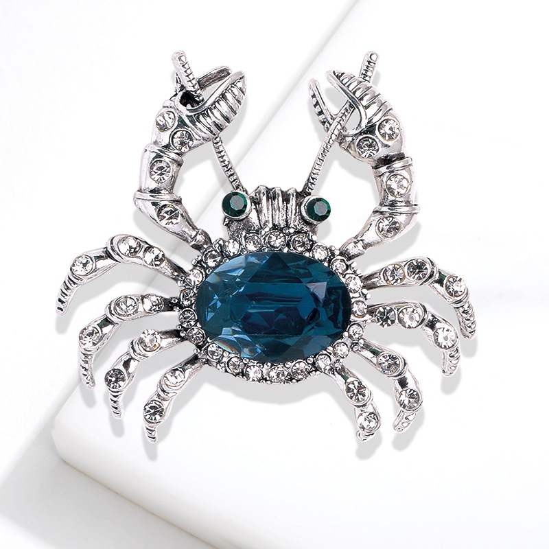 Ghim Cài Áo Hình Con Cua Đính Đá Thời Trang