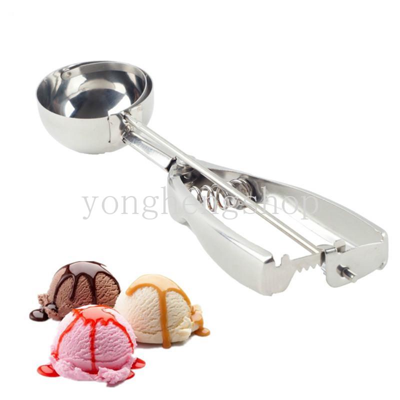 Muỗng Múc Kem/Dưa Hấu Bằng Thép Không Gỉ 3 Kích Cỡ