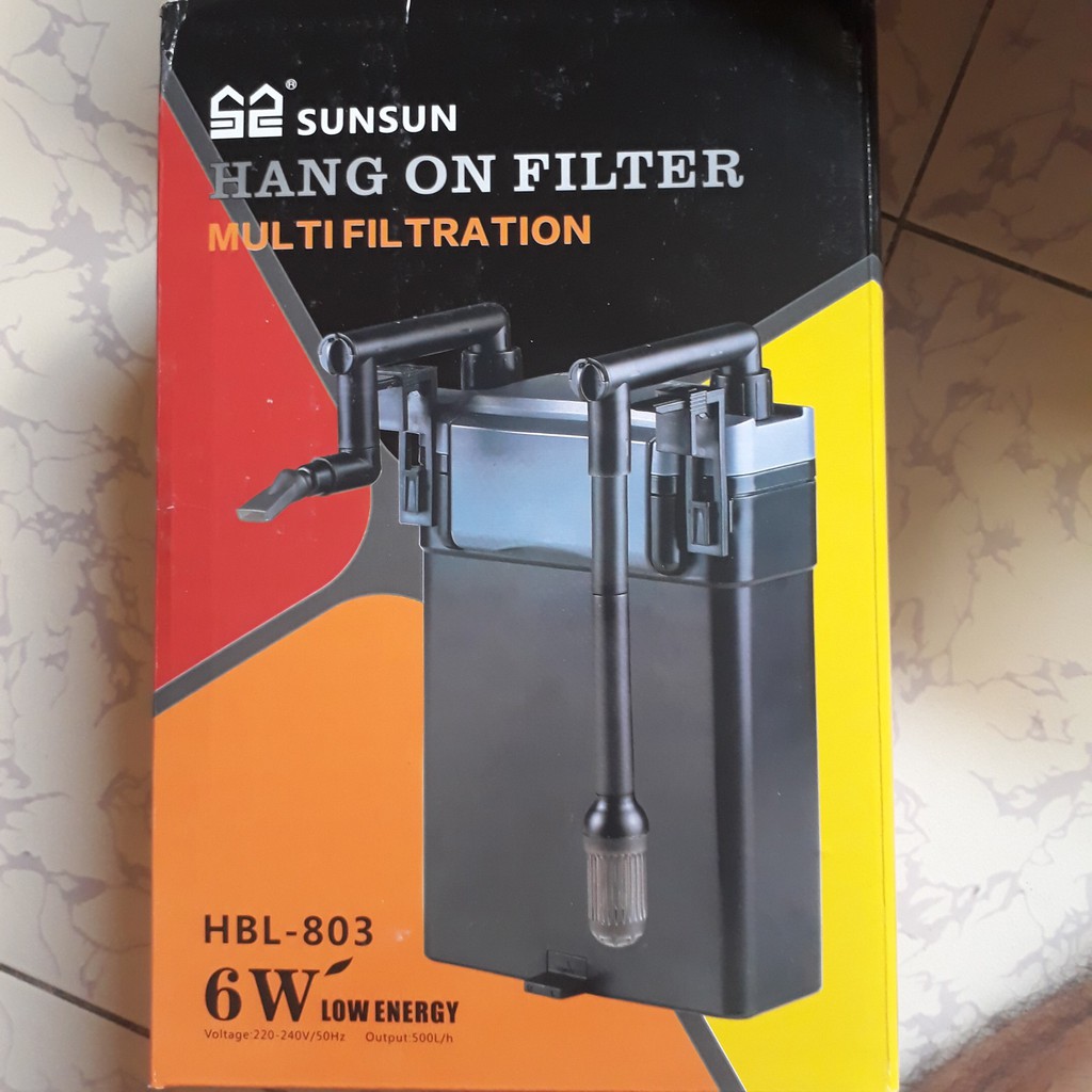 Lọc Treo Bể Cá Sunsun HBL 803 - Máy Lọc Cho Bể Cá Thủy Sinh