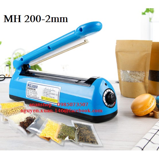 Máy hàn túi 20cm - đường hàn rộng 2mm