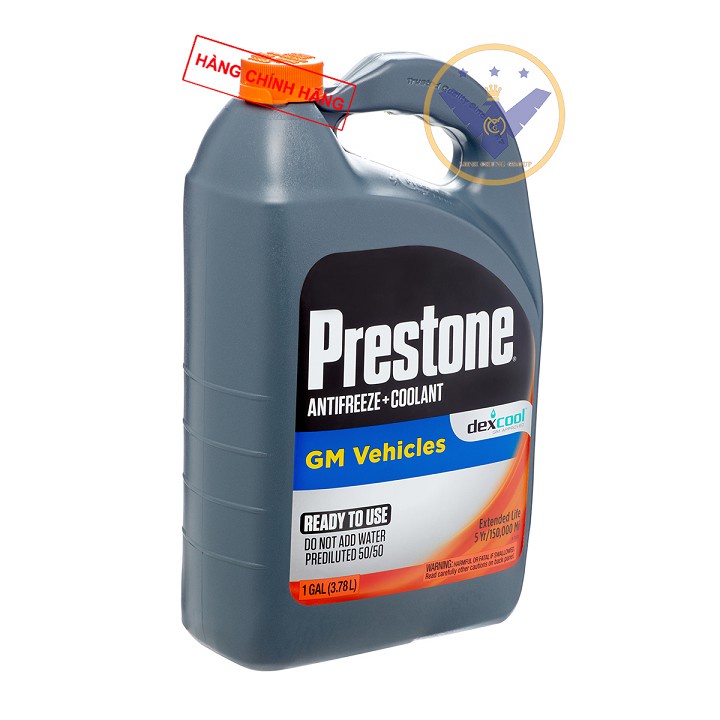 Nước làm mát Prestone Dex-Cool 3.78 lít (đỏ)