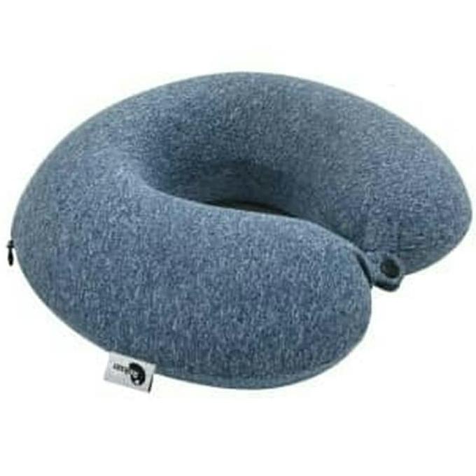 Gối kê cổ in chữ MEMORY FOAM RELAS TRAVEL PILLOW - NAVY