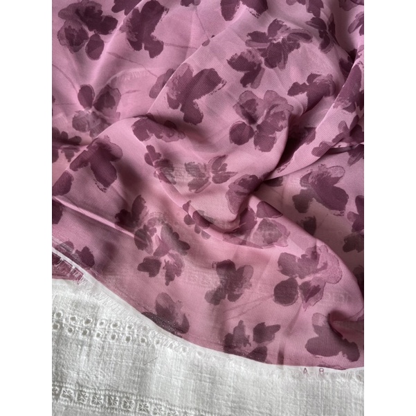 Vải Voan Hồng Hoa