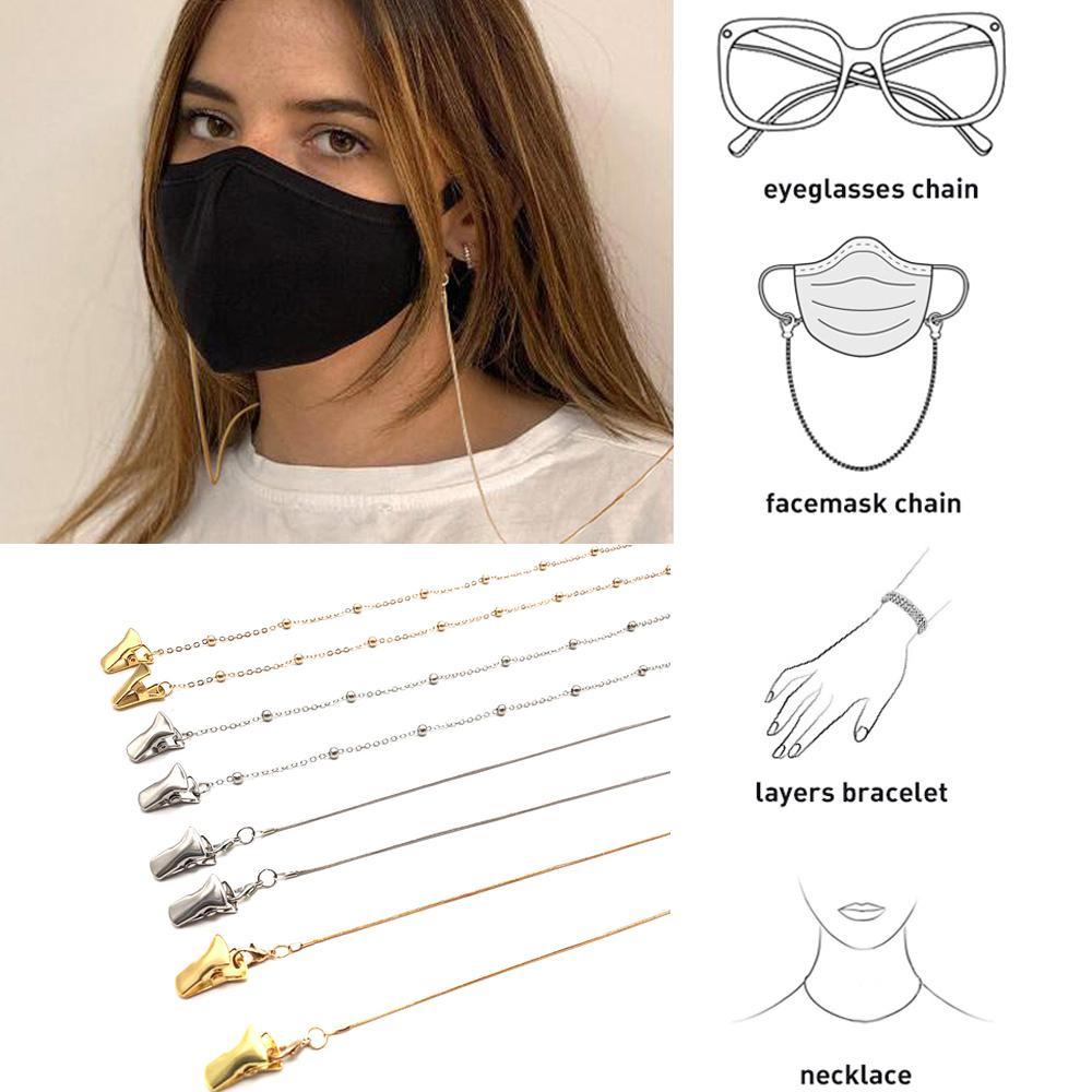 Dây Đeo Mắt Kính Bằng Kim Loại Thời Trang Dành Cho Nam Nữ