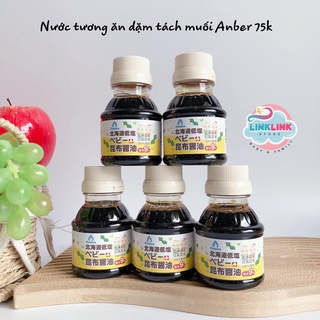 Nước tương ăn dặm, nước tương tảo bẹ tách muối Anber