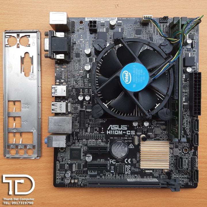 Combo main + chip + ram + fan lắp máy văn phòng, gaming