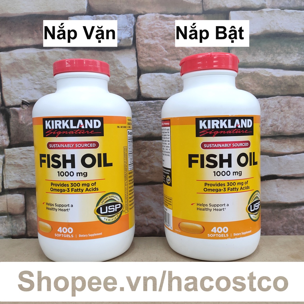 Mã cosday giảm 8% đơn 150k tem nhăn - viên uống fish oil dầu cá kirkland - ảnh sản phẩm 5