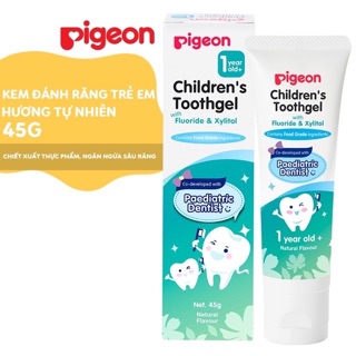 Kem đánh răng trẻ em pigeon (45g) nuốt được