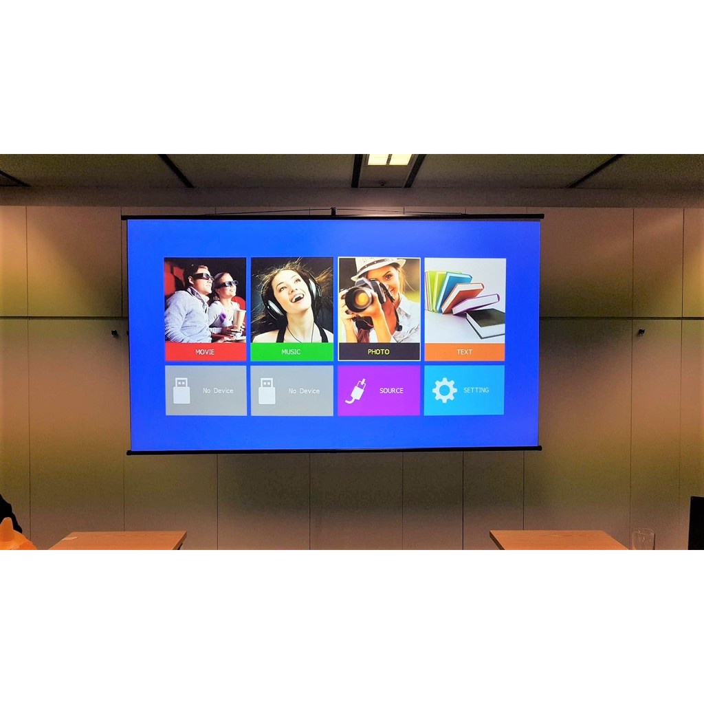 Vải màn chiếu tương phản cao 100 inch