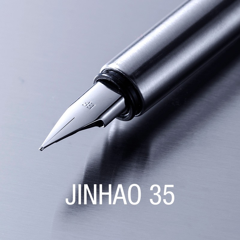 Bút Máy Jinhao 35 Bằng Thép C6118 Viết Thư Pháp / Văn Phòng / Trường Học