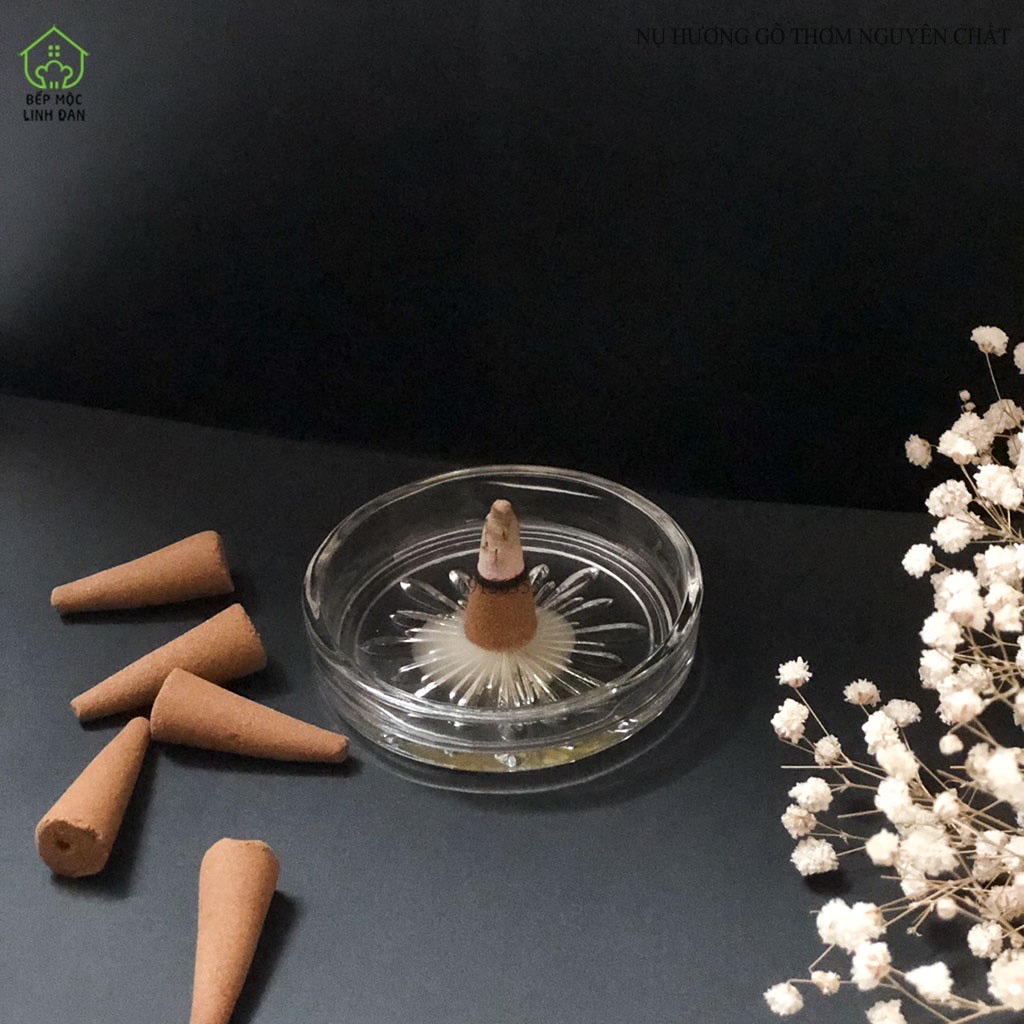 Nhang Nụ Khói Ngược Gỗ Thơm Nguyên Chất Siêu Sạch HAHANCO Xông Trầm Phong Thủy- OTH042