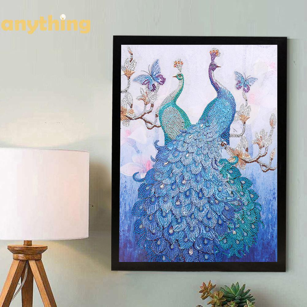 Tranh đính đá tự làm hình chim công 5D hình chim công | BigBuy360 - bigbuy360.vn