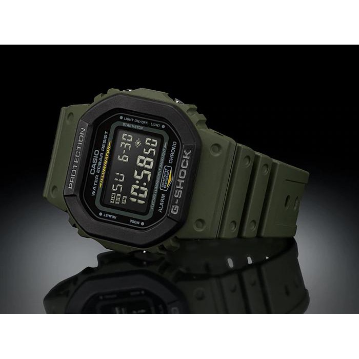 [Mã FARSBR243 giảm 15% đơn 249K] Đồng hồ Casio G-Shock Nam DW-5610SU-3 bảo hành chính hãng 5 năm - Pin trọn đời