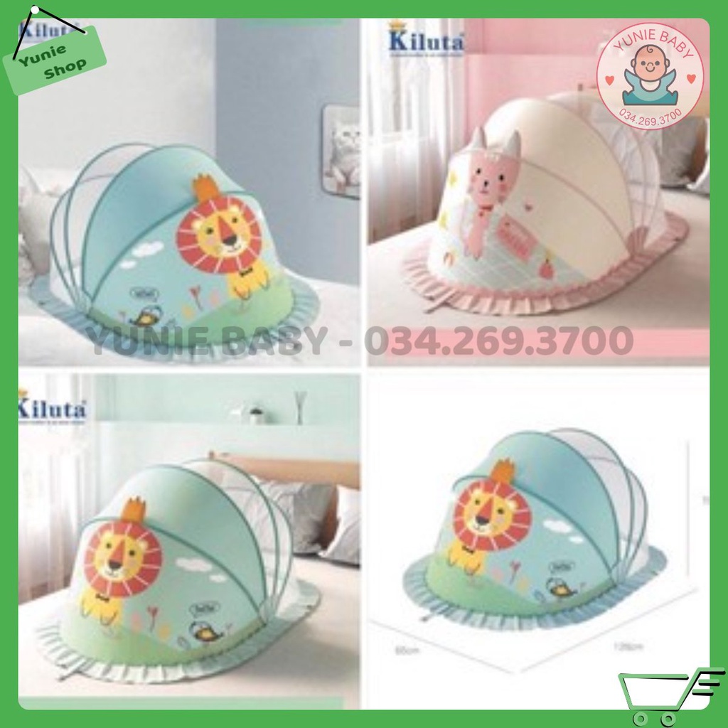 Màn Chụp Gấp Gọn Kiluta Hình Thú Cho Bé