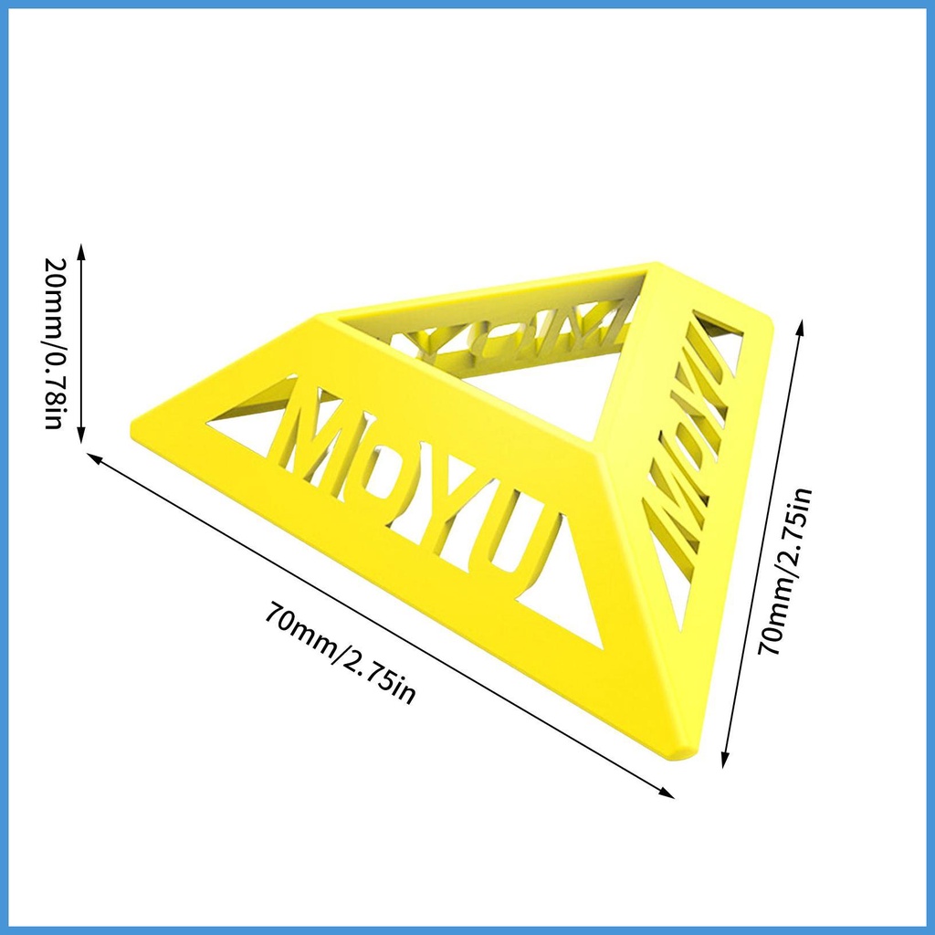 Giá đỡ khối rubik bằng polymer màu vàng/ đỏ/ xanh lá