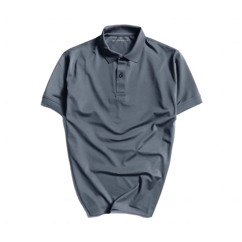 Áo thun nam POLO trơn vải cá sấu cotton cao cấp ngắn tay cực sang trọng