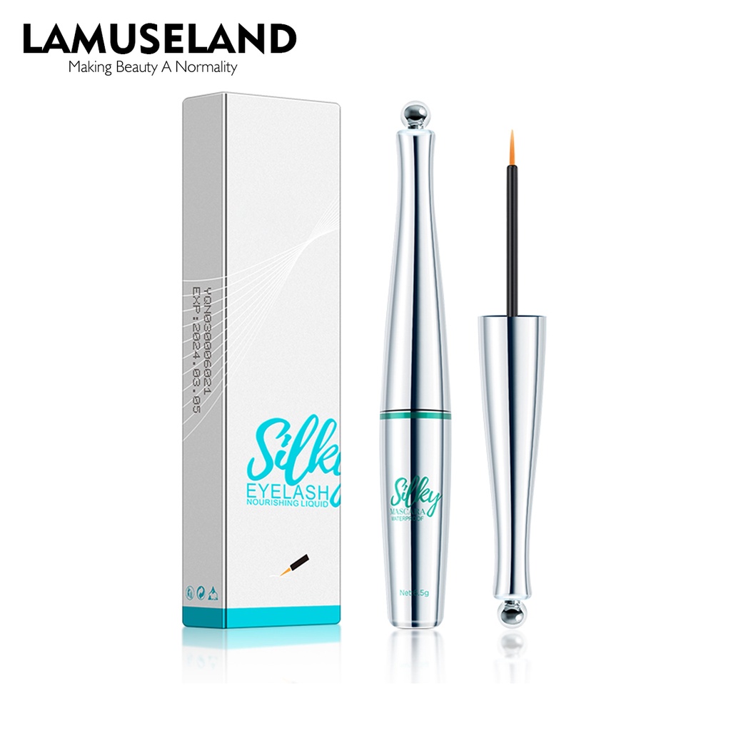 Dung dịch LAMUSELAND trong suốt không màu nuôi dưỡng kích thích làm dày và dài mi nhẹ nhàng không gây tổn thương 2.5g
