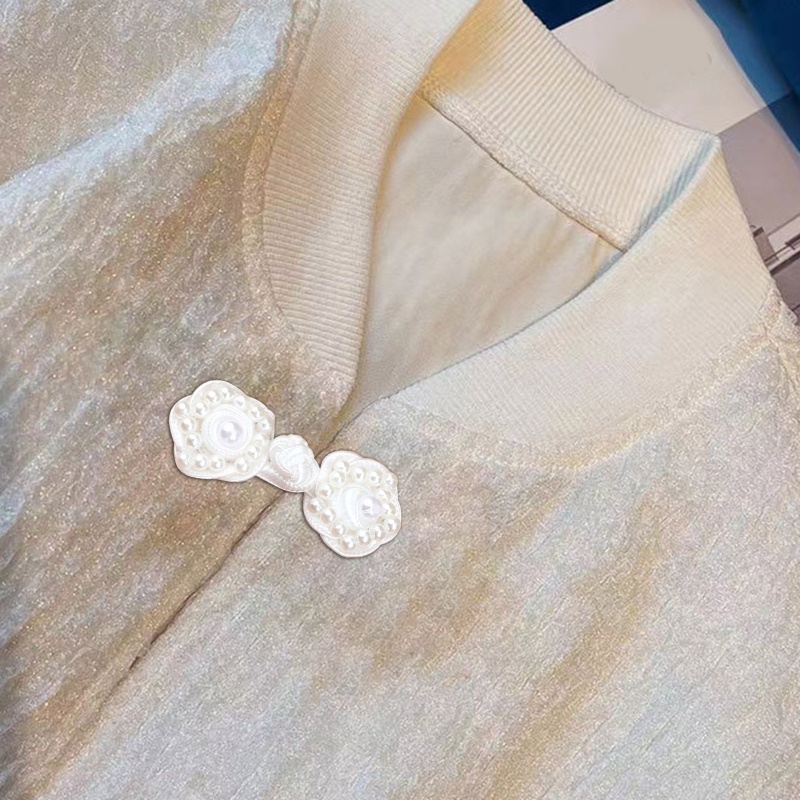 1 Cặp Nút Thắt Nút Áo Sườn Xám Đan Tay Phong Cách Trung Hoa Độc Đáo DIY