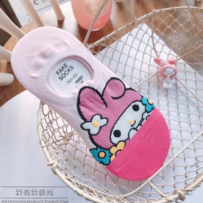 Đôi Vớ Ngắn In Hình hello kitty Đáng Yêu Cho Nữ
