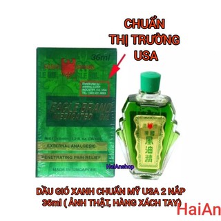 , 1 chai 36 ml dầu gió xanh chuẩn usa nội địa mỹ thật 1000%