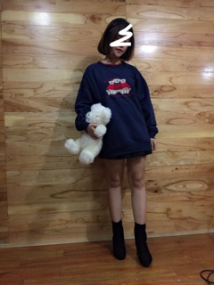Áo nỉ oversize auth used