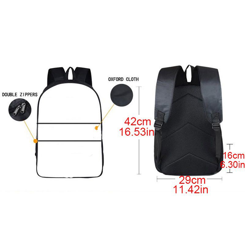Ba Lô In Họa Tiết 3D Xinh Xắn Dành Cho Các Bé SANS