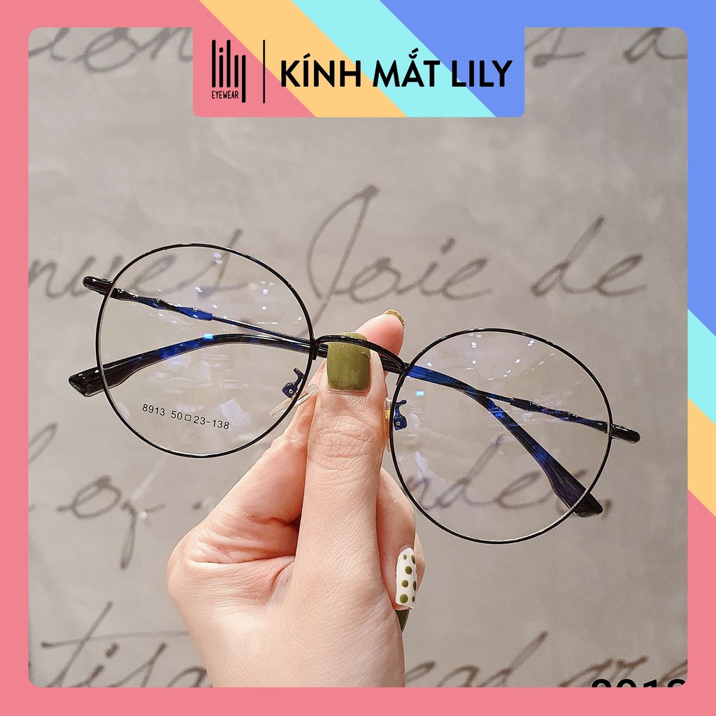 Gọng kính cận kim loại Nobita 8913 - Gọng kính mắt thời trang lily