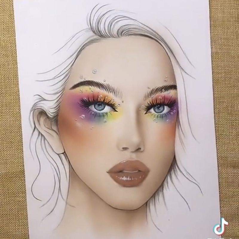 Hướng Dẫn Make Up Và Mặt Nạ Thực Hành Make up 31 mẫu Mày và 11 mẫu mặt