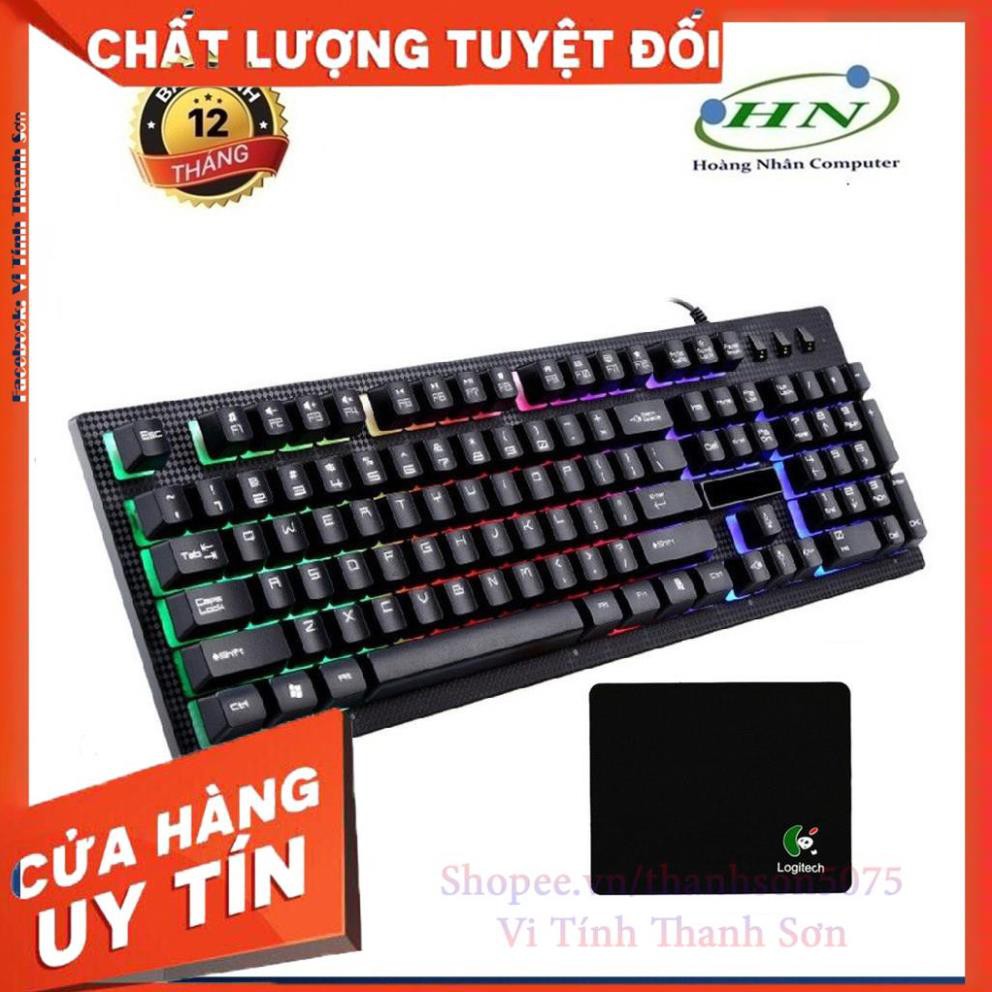 BÀN PHÍM G20 GAME LED 7 MÀU + Tặng lót chuột Logitech - Vi Tính Thanh Sơn