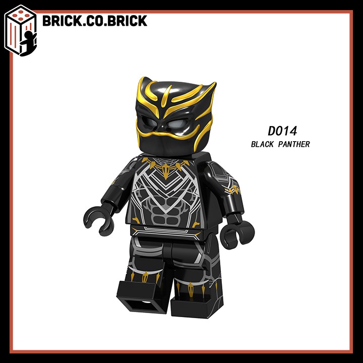 Lego Siêu Anh Hùng Batman Non Tony Black Panther Captain America Đồ Chơi Lắp Ráp Xếp Hình Super Hero Người Dơi D011-D017