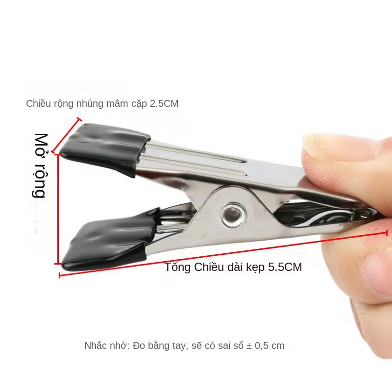 Kẹp Kim Loại Phơi Vớ Chống Gió / Trượt Đa Năng Ttm332