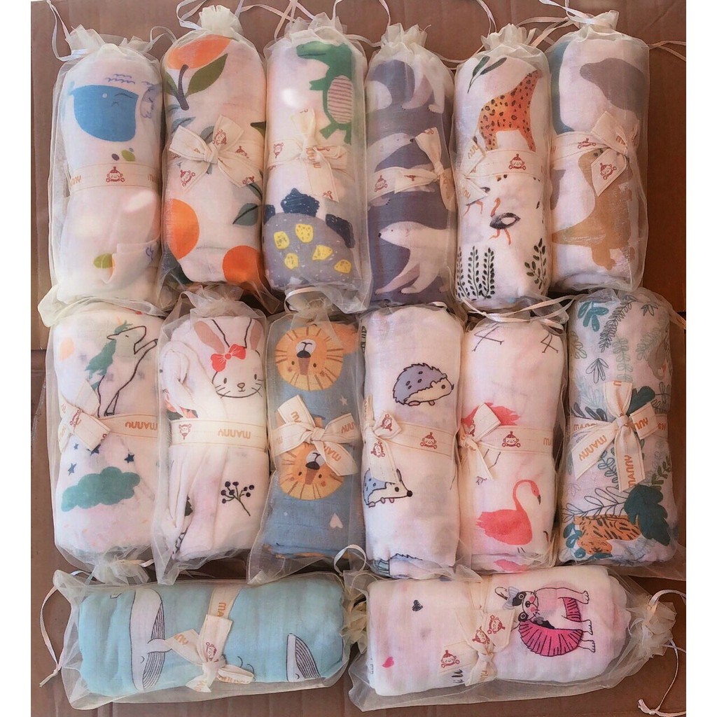 Khăn sợi tre ADEN &amp; Anais KT 120*120cm