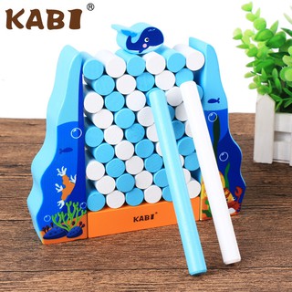 Đồ chơi RÚT GỖ CÁ HEO thăng bằng