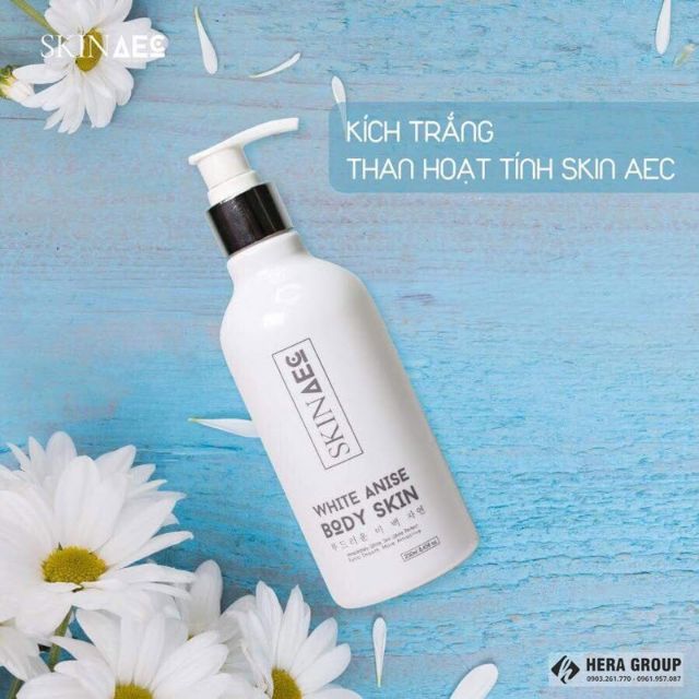 [XẢ KHO 3 NGÀY] Sữa tắm ủ kích trắng Skin aec + Cam kết chất lượng hàng như video và hình ảnh trên bài