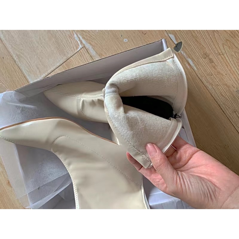 Bốt cao cổ mũi nhọn kèm ảnh thật cuối bài
