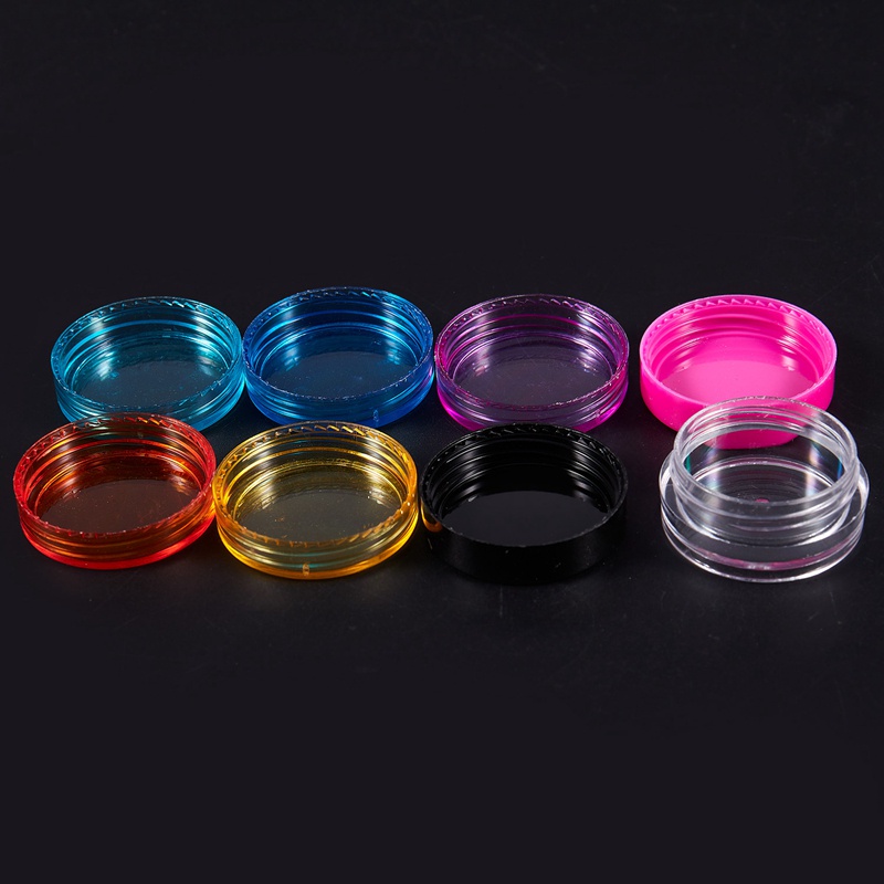 Set 50 Hũ Nhựa Rỗng Đựng Kem Trang Điểm 5G 10 Màu Tùy Chọn