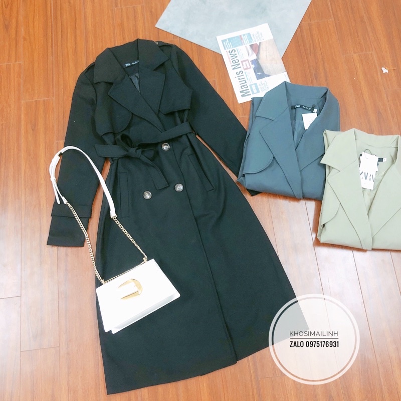 Áo khoác măng tô/ Áo trech coat dáng dài, chất kaki dày dặn | BigBuy360 - bigbuy360.vn