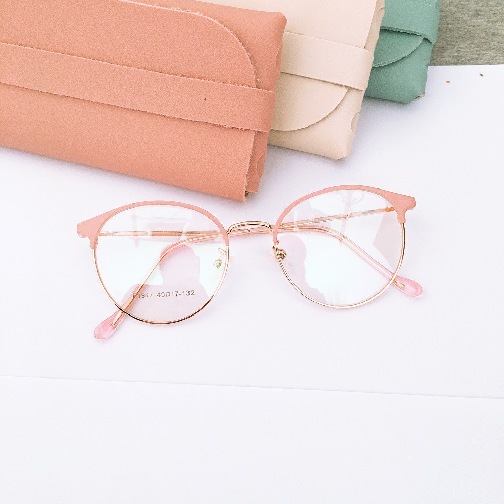 [Gía siêu rẻ]  Gọng kính tròn 1947 nhận cắt cận viễn loạn