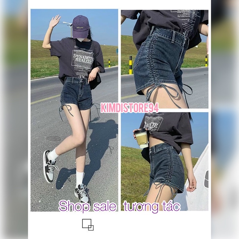 Quần jean nữ/quần nữ/quần short thời trang/quần short jean nữ thời trang/quần short jean rút hotgirl hàng hot