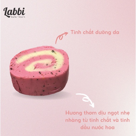 Bánh siêu tạo bọt bồn tắm MILKY [Labbi] Bubble Bar