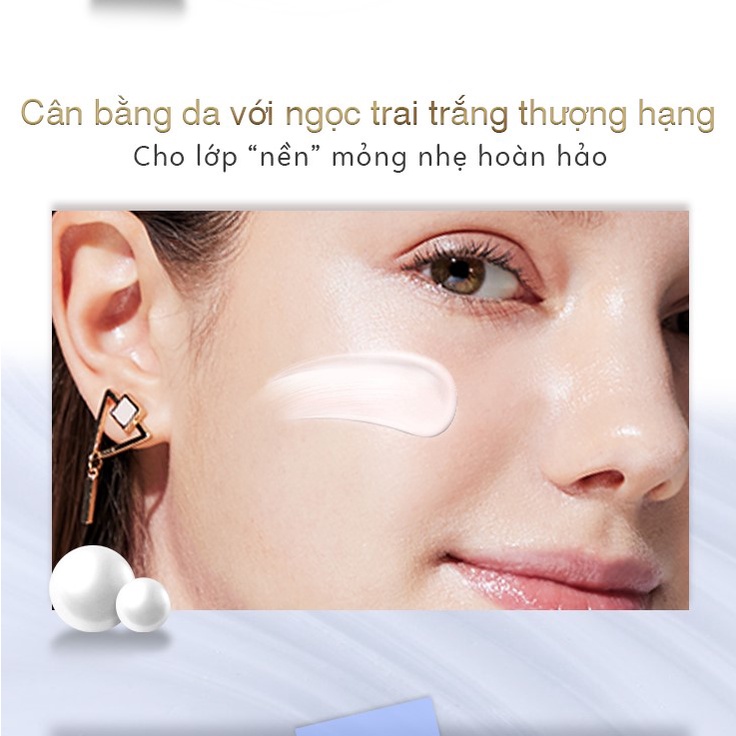 Kem lười MKUP trắng da UV ngọc trai SPF50+++- 30ml và 10ml